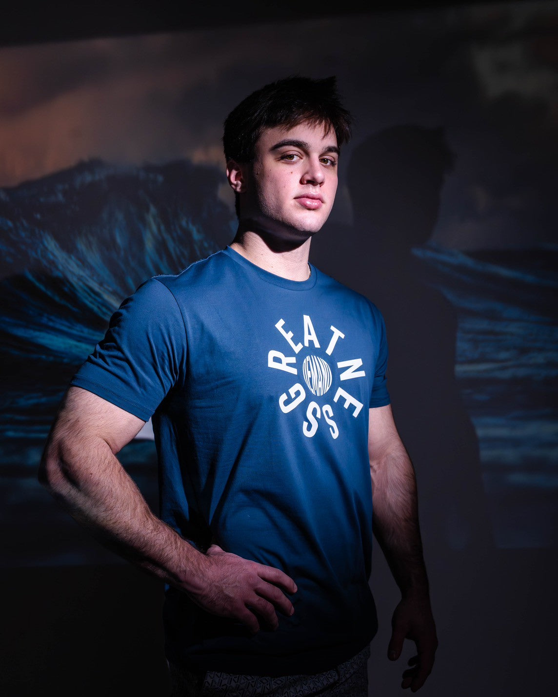 A7 Bar Grip Orbit True-Fit Tシャツ Tides Blue Men's – A7 Japan