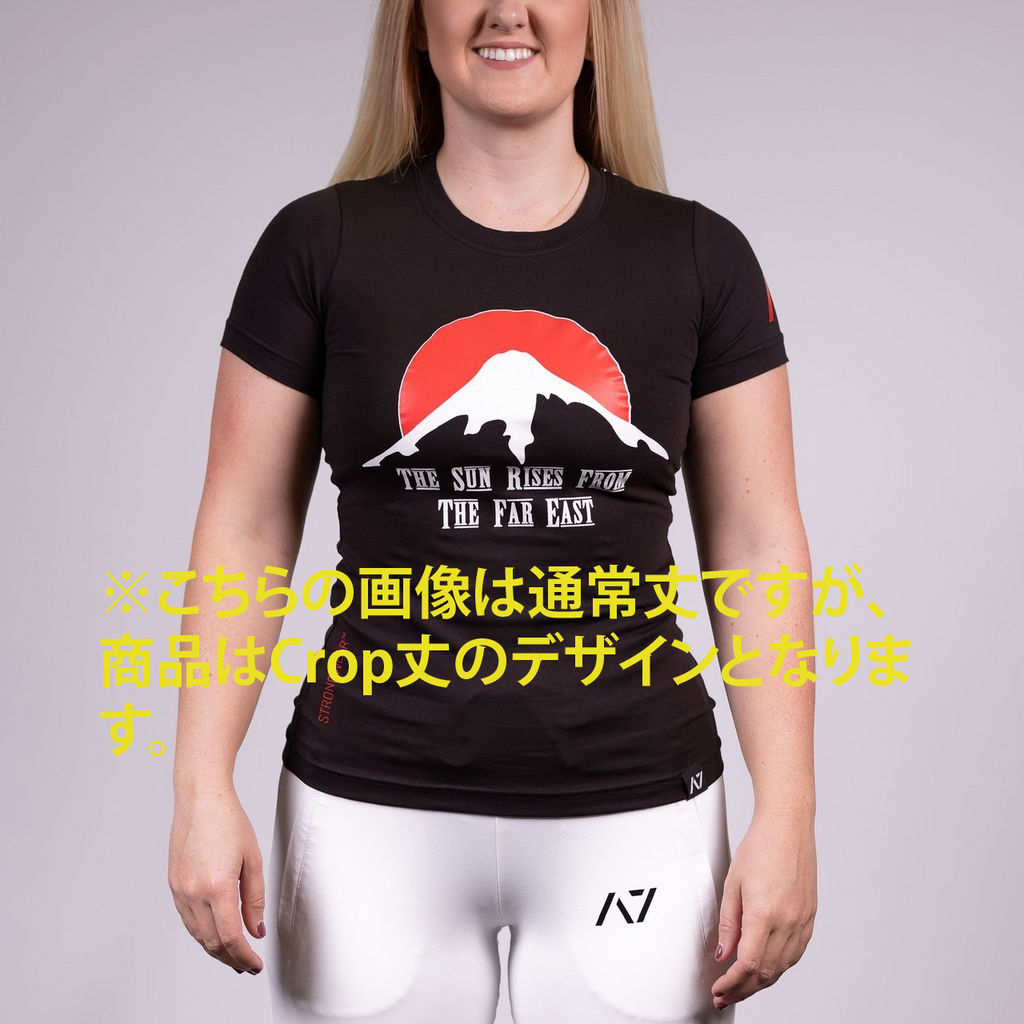 A7 JAPAN BAR GRIP Tシャツ 『富士山』 エーセブン A7 Bar Grip Cropシャツ『富士山』 Women's – A7 Japan