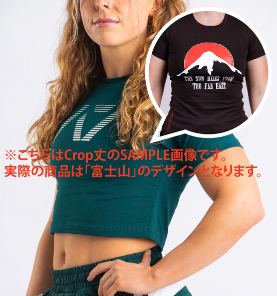 A7 Bar Grip Cropシャツ『富士山』 Women’s