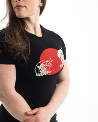 【受注販売】A7 Japan Bar Grip Tシャツ -風神雷神- Women's