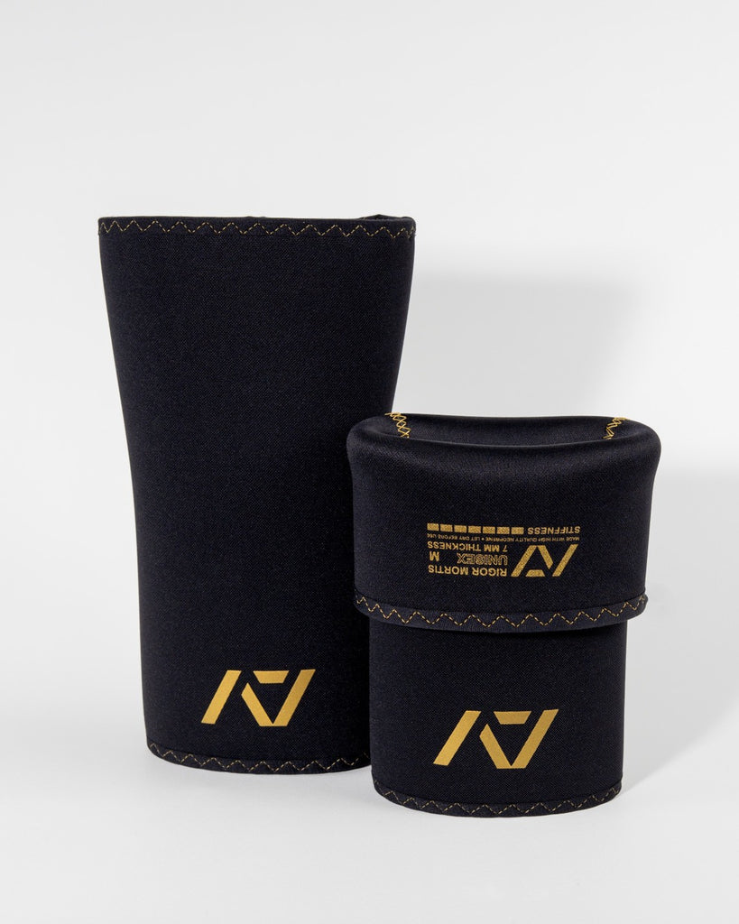 A7 Hourglass ニースリーブ IPF Approved『Gold Standard』Rigor Mortis - A7 Japan