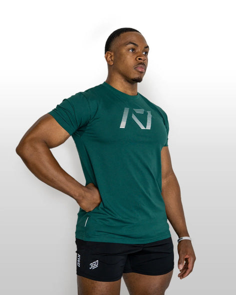 A7 Bar Grip Kinetic True-Fit Tシャツ EMERALD FORÁS