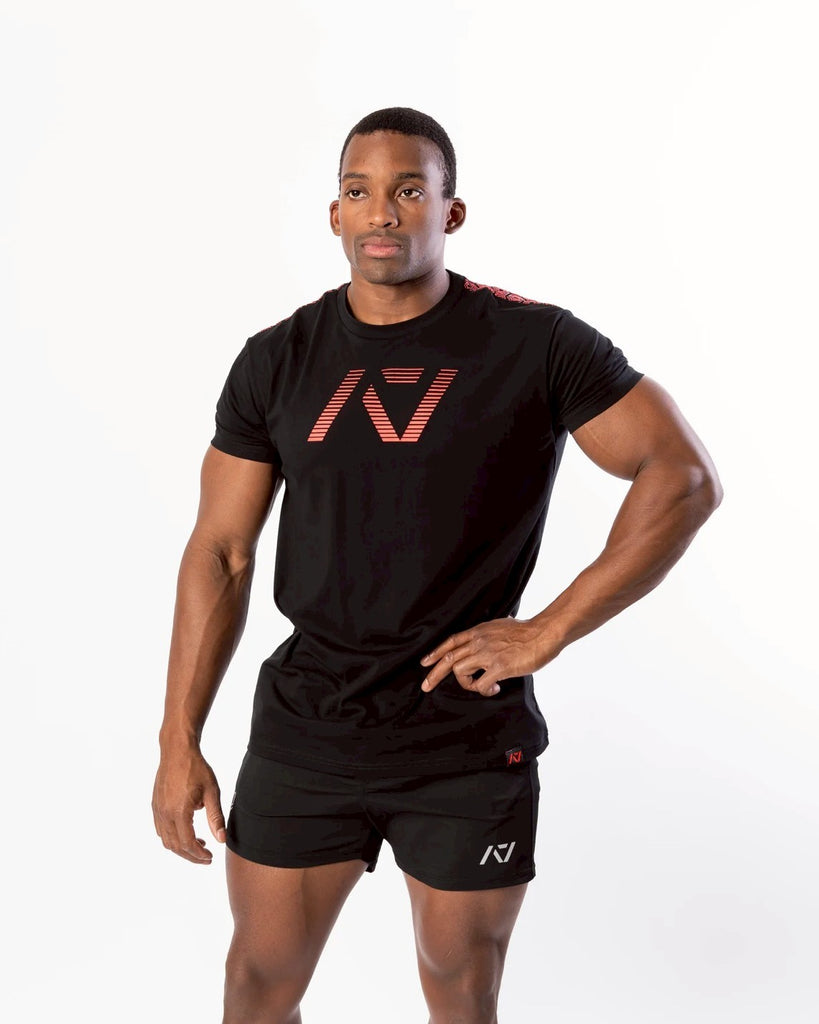 A7 Bar Grip Kinetic True-Fit Tシャツ Red Dawn Men's - A7 Japan