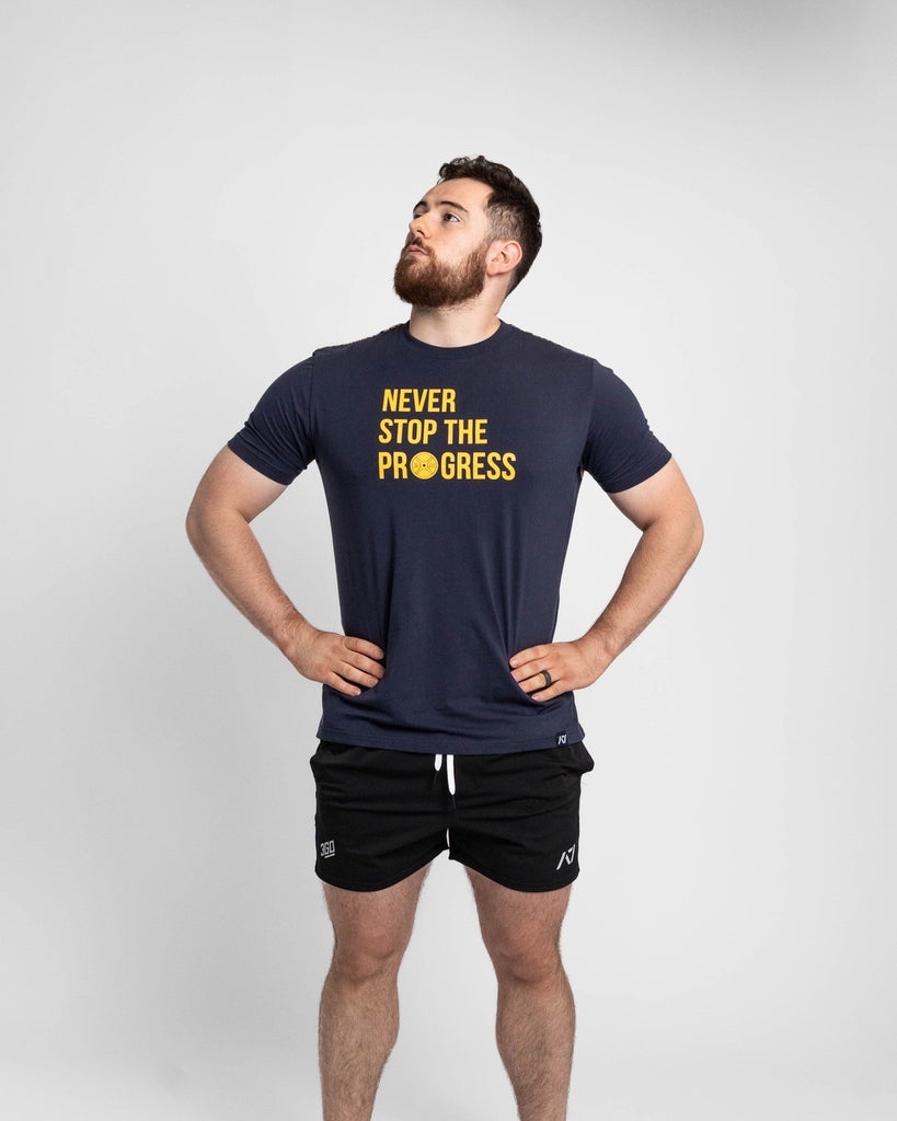 A7 Bar Grip NSTP True-Fit Tシャツ Navy Men's – A7 Japan