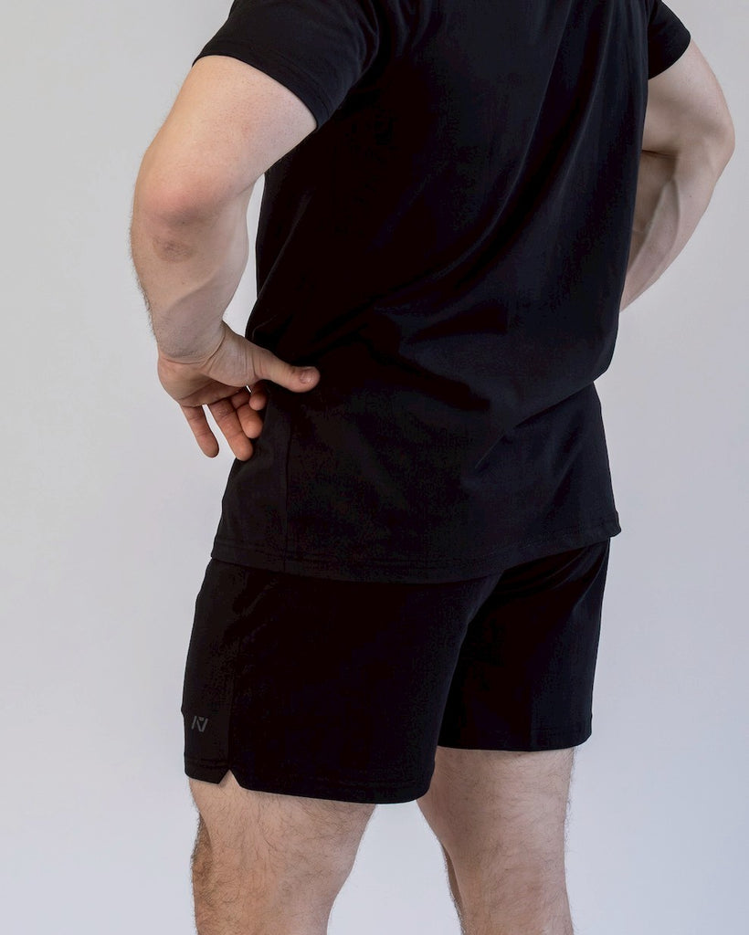A7 Organic Cotton MVN Shorts Black - A7 Japan