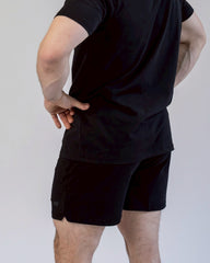 A7 Organic Cotton MVN Shorts Black - A7 Japan