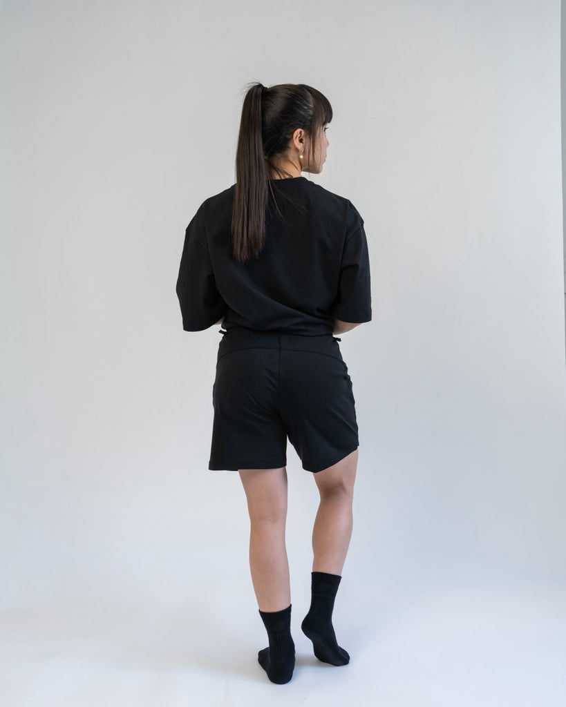 A7 Organic Cotton MVN Shorts Black - A7 Japan