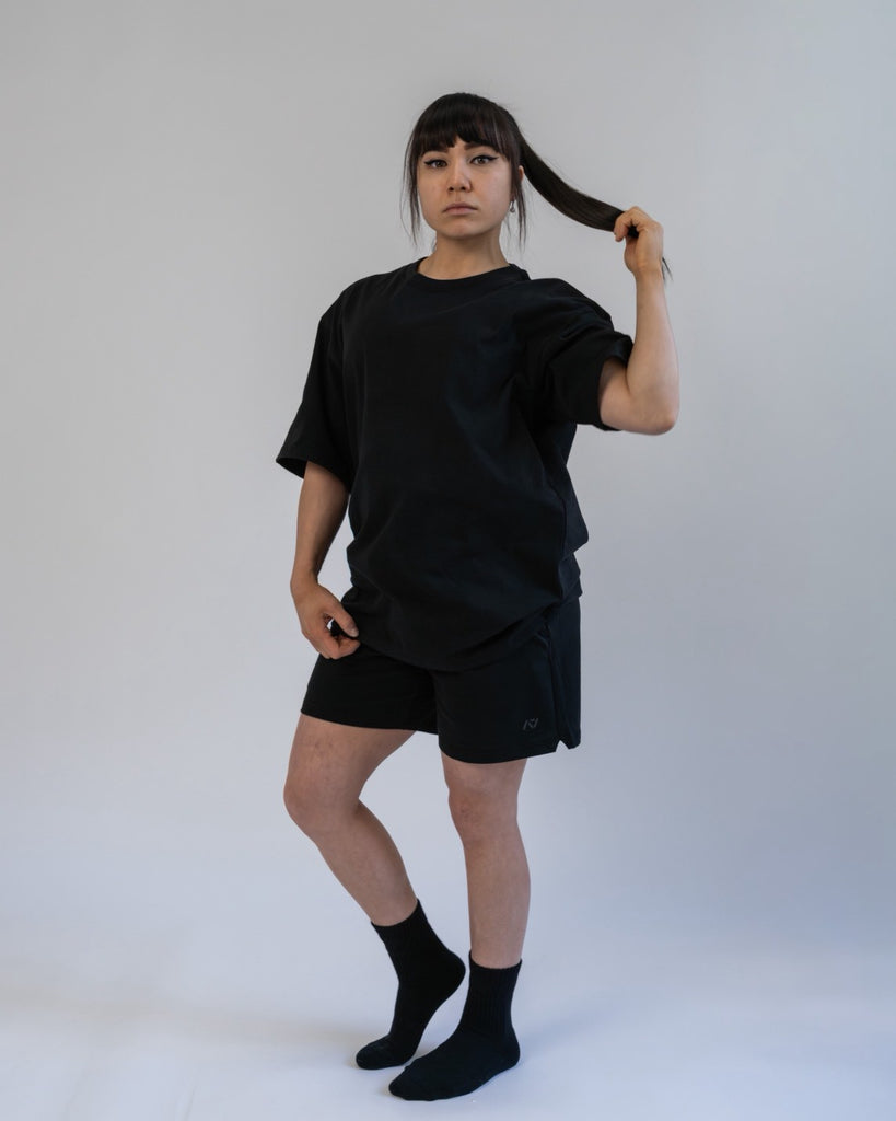 A7 Organic Cotton MVN Shorts Black - A7 Japan