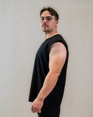 Powerlifting Over-Fit カットオフシャツ『Domino』