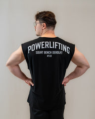 Powerlifting Over-Fit カットオフシャツ『Domino』