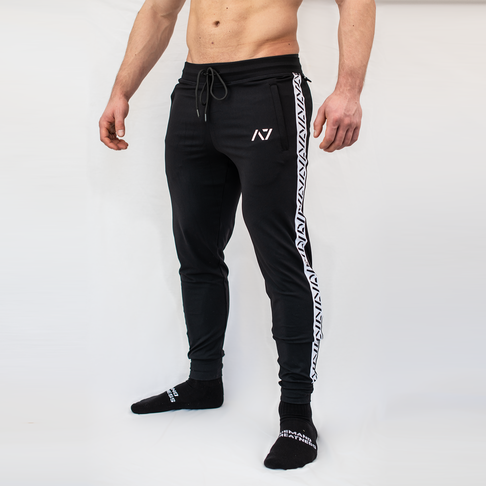A7 DEFY Jogger Pants (White Stripe) – A7 Japan
