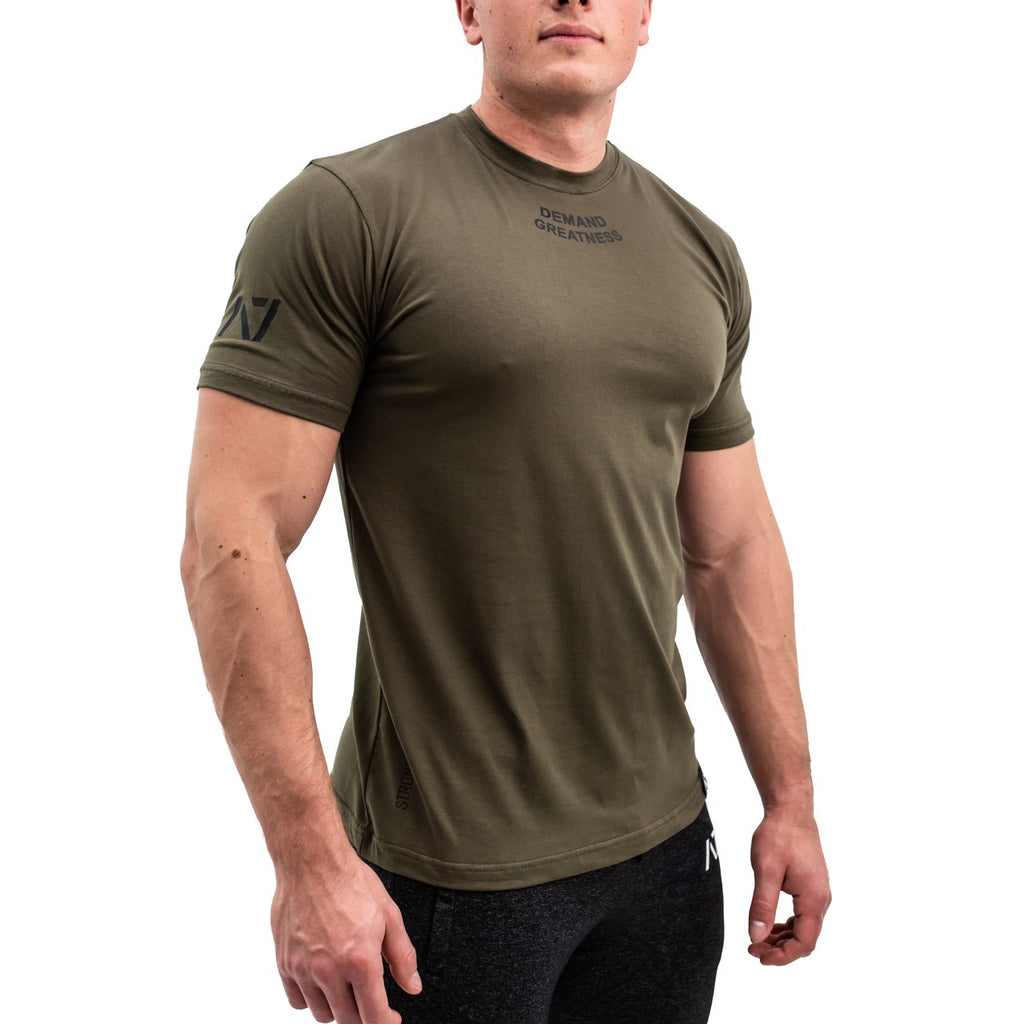 IPF approved A7 MEETシャツ『Demand Greatness』 Men’s (Military) - A7 Japan